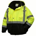 Men's Waterproof High-Visibility Reflective Safety Jacket