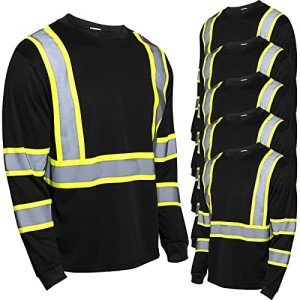 High Visibility Reflective Long Sleeve Safety Shirts