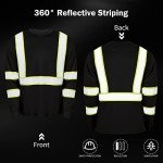 High Visibility Reflective Long Sleeve Safety Shirts