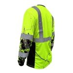 High Visibility Long Sleeve Safety Shirt - Yellow