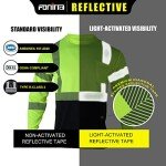 High Visibility Reflective T-Shirts for Men - 3 Pack