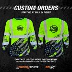 High Visibility Long Sleeve Safety Shirt - Yellow