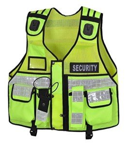 High Visibility Reflective Security Vest (Yellow)
