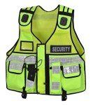 High Visibility Reflective Security Vest (Yellow)