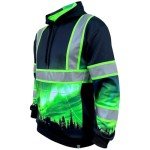 High Visibility Hoodie - SS360 Northern Lights