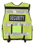 High Visibility Reflective Security Vest (Yellow)
