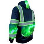 High Visibility Hoodie - SS360 Northern Lights