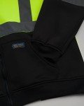 High-Visibility Fleece Zip-Up Hoodie for Men