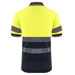 Hi-Vis Safety Polo Shirt with Pockets - 4XL