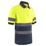 Hi-Vis Safety Polo Shirt with Pockets - 4XL
