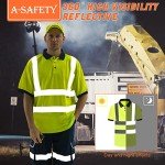High Visibility Reflective Safety T-Shirt - XL