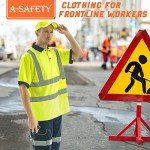 High Visibility Reflective Safety T-Shirt - XL