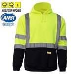 Hi-Viz Class 3 Hooded Sweatshirt for Men