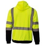 Hi-Viz Class 3 Hooded Sweatshirt for Men