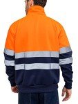 Men's High Visibility Reflective Safety Sweatshirt