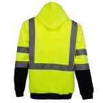 Hi-Viz Class 3 Hooded Sweatshirt for Men