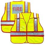 High Visibility Lime Green Firefighter Vest