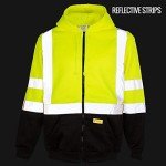 Hi-Viz Class 3 Hooded Sweatshirt for Men