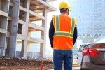 High Visibility Orange Reflective Safety Vest with Pockets