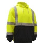 Hi-Viz Class 3 Hooded Sweatshirt for Men