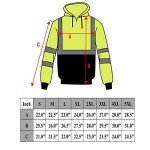 Hi-Viz Class 3 Hooded Sweatshirt for Men