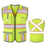 High Visibility Class 2 Safety Vest with Pockets
