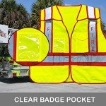High Visibility Lime Green Firefighter Vest