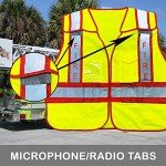 High Visibility Lime Green Firefighter Vest