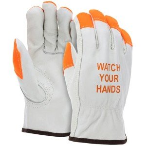 ATERET 12 Pairs Heavy Duty Hi-Vis Work Gloves