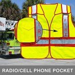 High Visibility Lime Green Firefighter Vest
