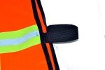 Neon Orange Reflective Safety Vest for Outdoors