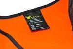 Neon Orange Reflective Safety Vest for Outdoors