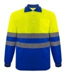 Hi-Vis Reflective Long Sleeve Safety T-Shirt - XL
