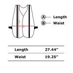 Reflective High Visibility Safety Vests - Pack of 10