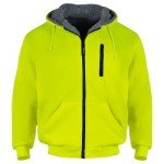 Men's Hi-Vis Sherpa Fleece Work Hoodie