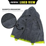 Men's Hi-Vis Sherpa Fleece Work Hoodie