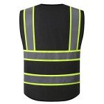 High Visibility Reflective Safety Vest with Pockets