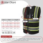 High Visibility Reflective Safety Vest with Pockets