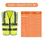High-Visibility Reflective Security Vests with Pockets