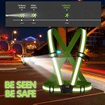 Reflective Safety Vest Set for Outdoor Activities