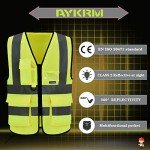 High-Visibility Reflective Security Vests with Pockets