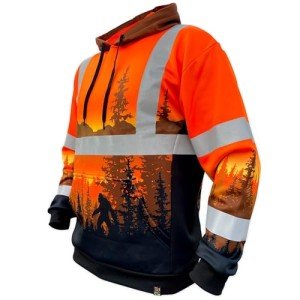 High Visibility Sasquatch Hoodie - Class 3 Reflective