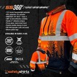 High Visibility Sasquatch Hoodie - Class 3 Reflective