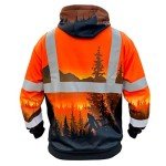 High Visibility Sasquatch Hoodie - Class 3 Reflective