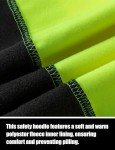 Men's Hi-Visibility Reflective Safety Hoodie - XXL