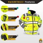 KwikSafety Universe Reflective Safety Jacket - Yellow XL