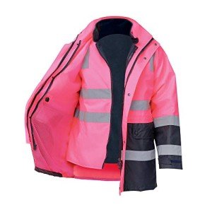 High Visibility Reflective Insulated Construction Jacket