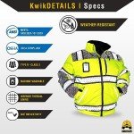 KwikSafety Universe Reflective Safety Jacket - Yellow XL