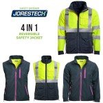 4-in-1 Reflective Windbreaker Jacket with Sleeves