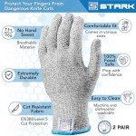 Cut Resistant Gloves, Level 5 Protection, 2 Pairs